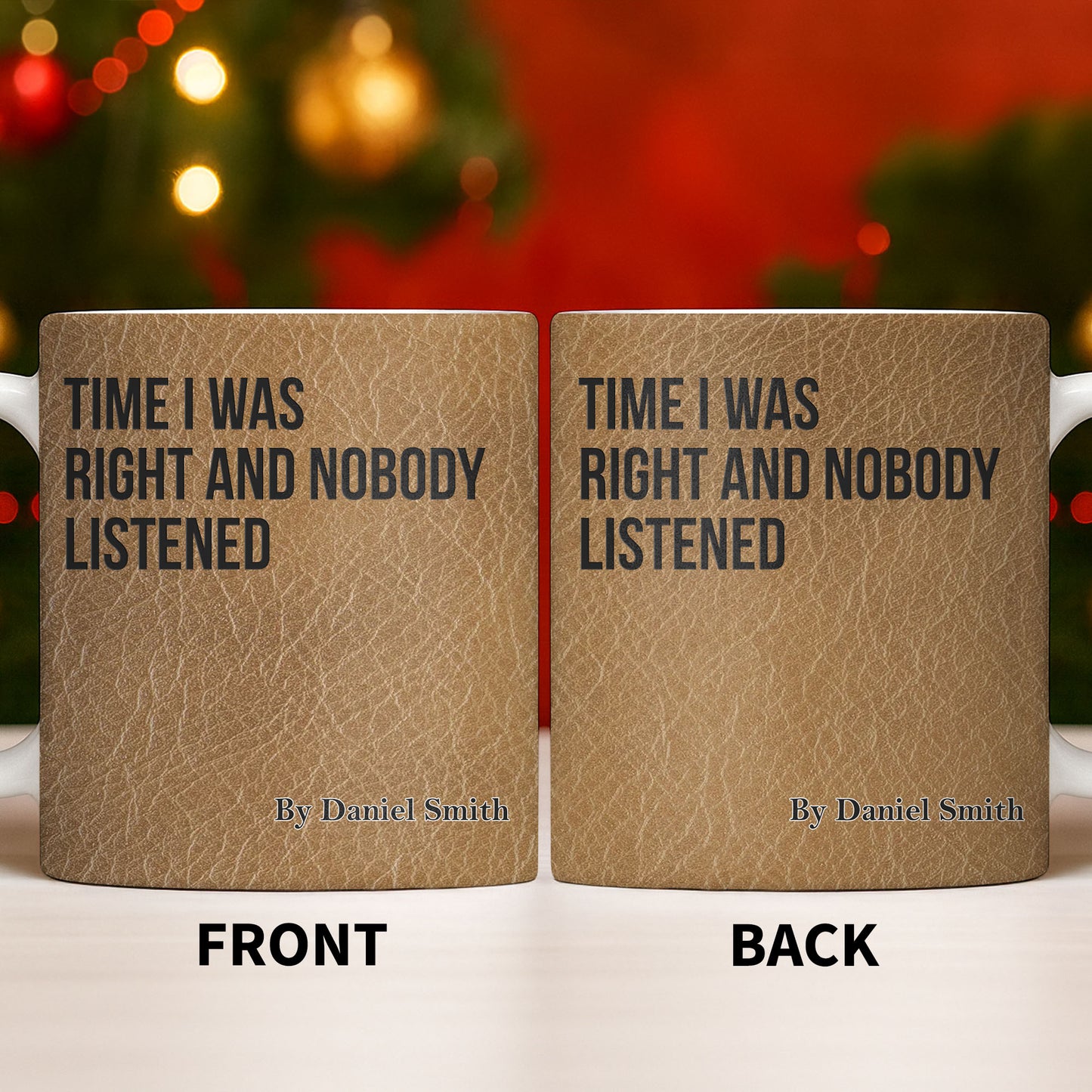Time I Was Right, Book Style Coffee Mug