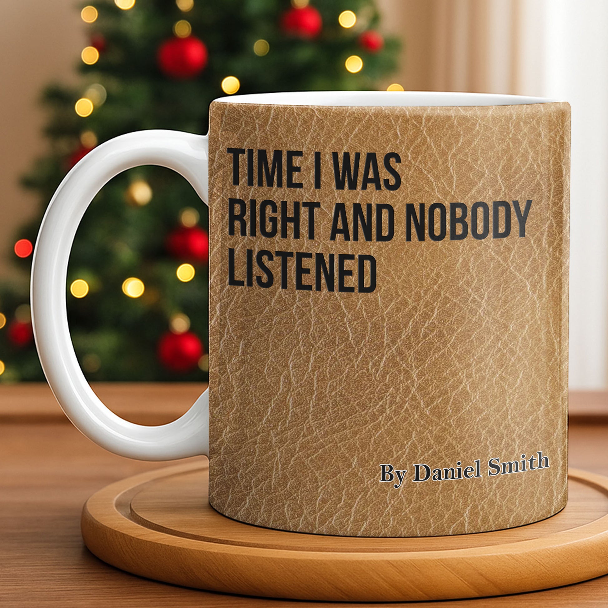 Time I Was Right, Book Style Coffee Mug