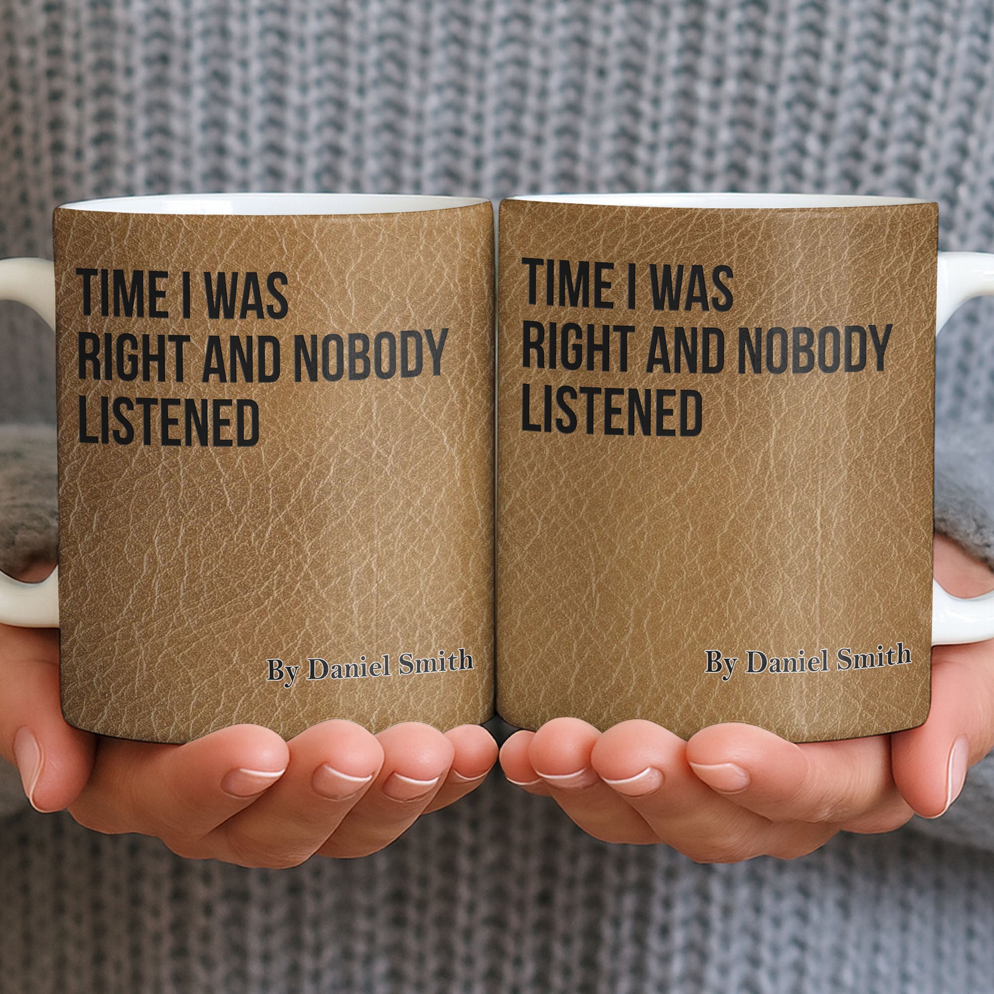 Time I Was Right, Book Style Coffee Mug