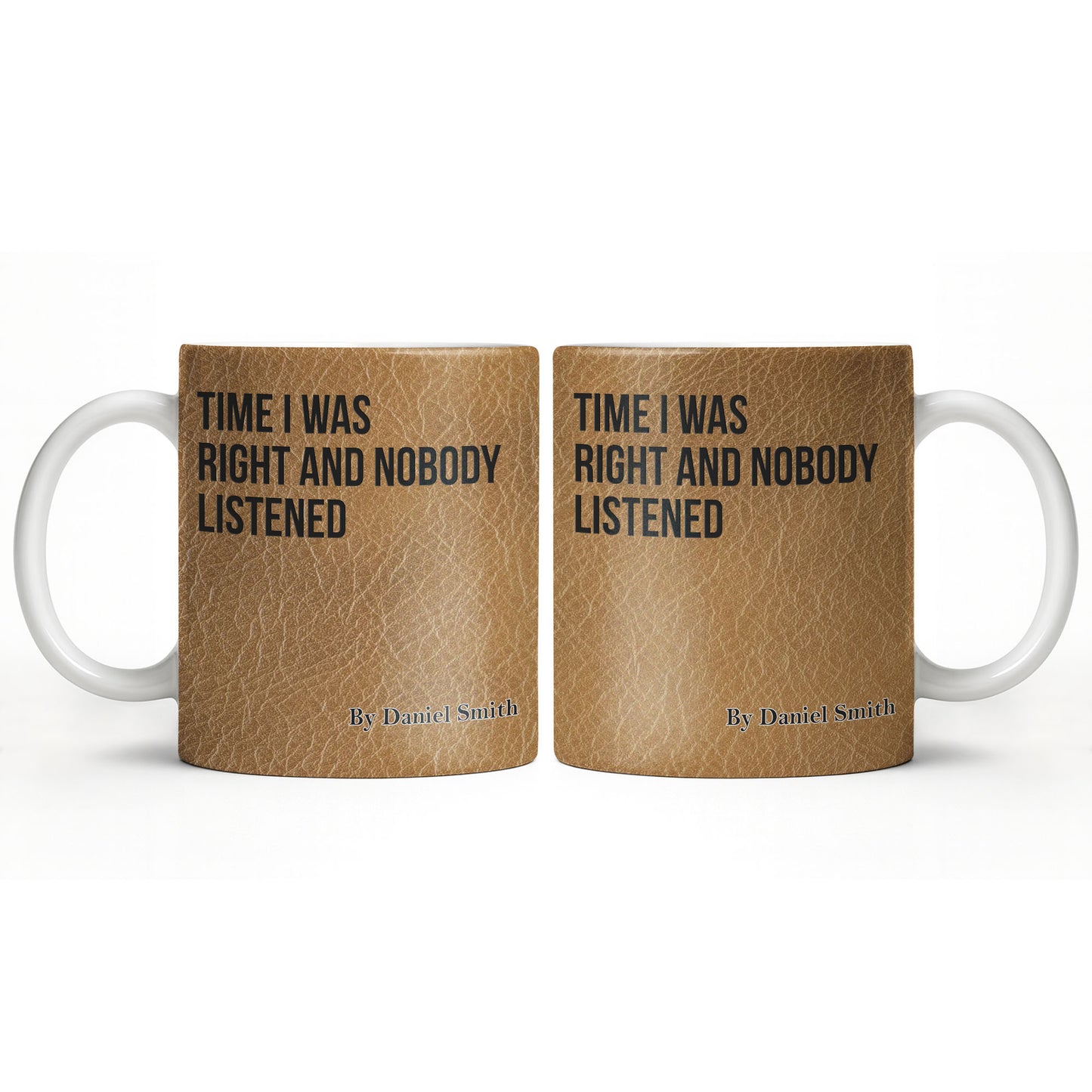Time I Was Right, Book Style Coffee Mug