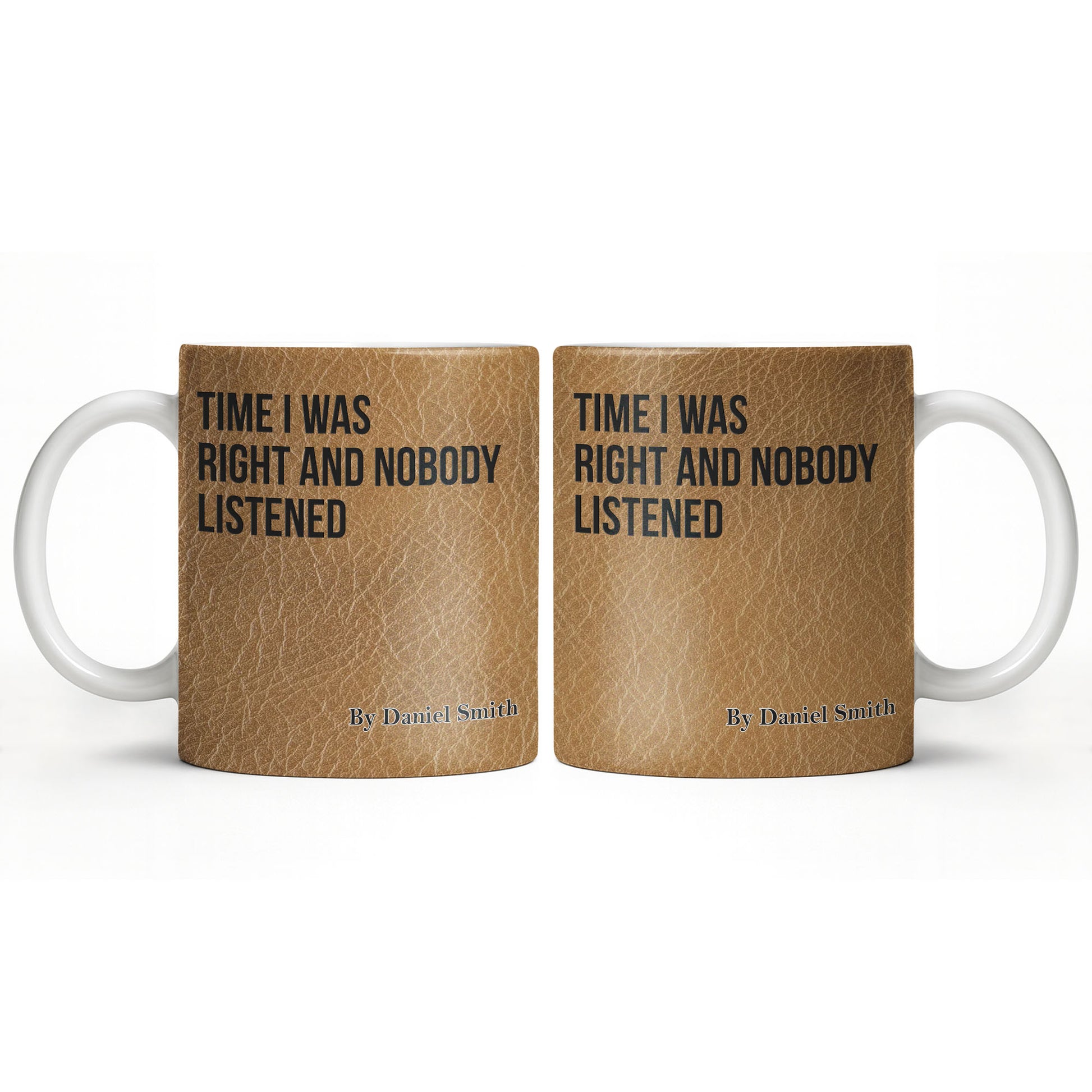 Time I Was Right, Book Style Coffee Mug