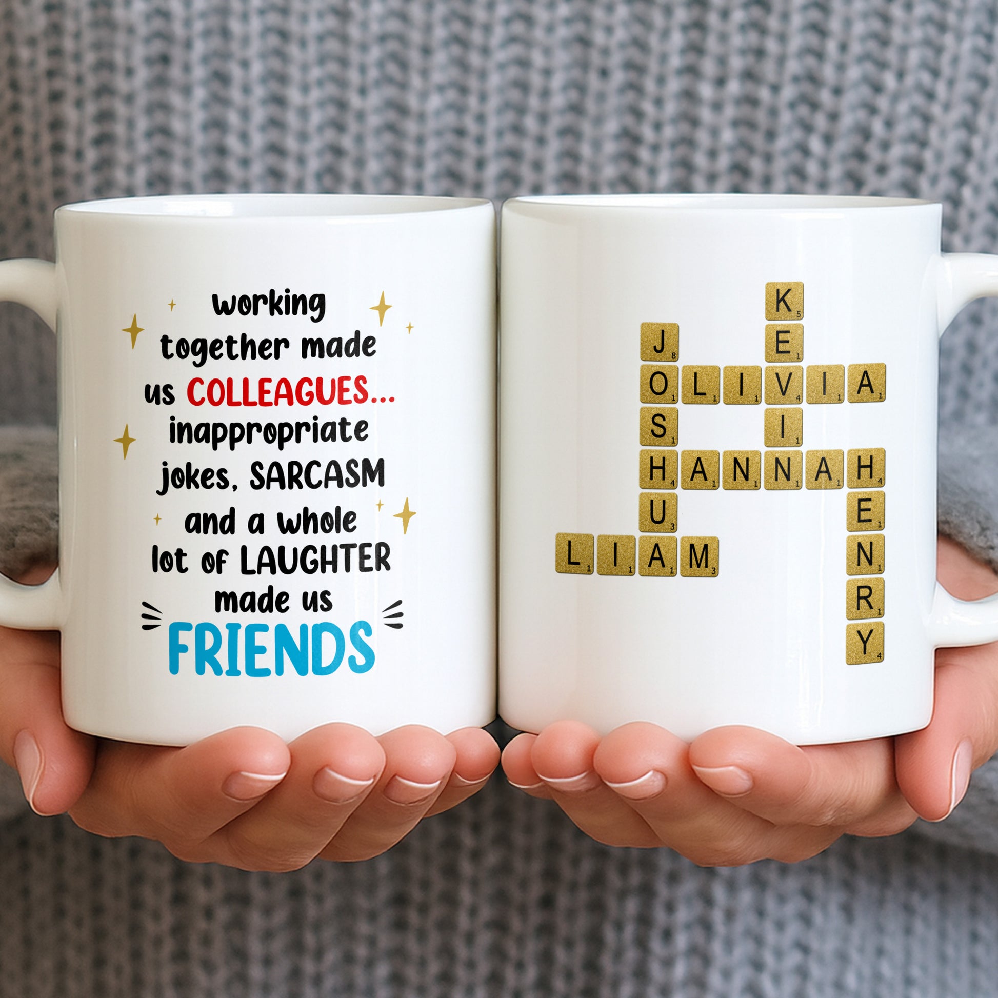 Working Together Made Us Friends Colleague Gift