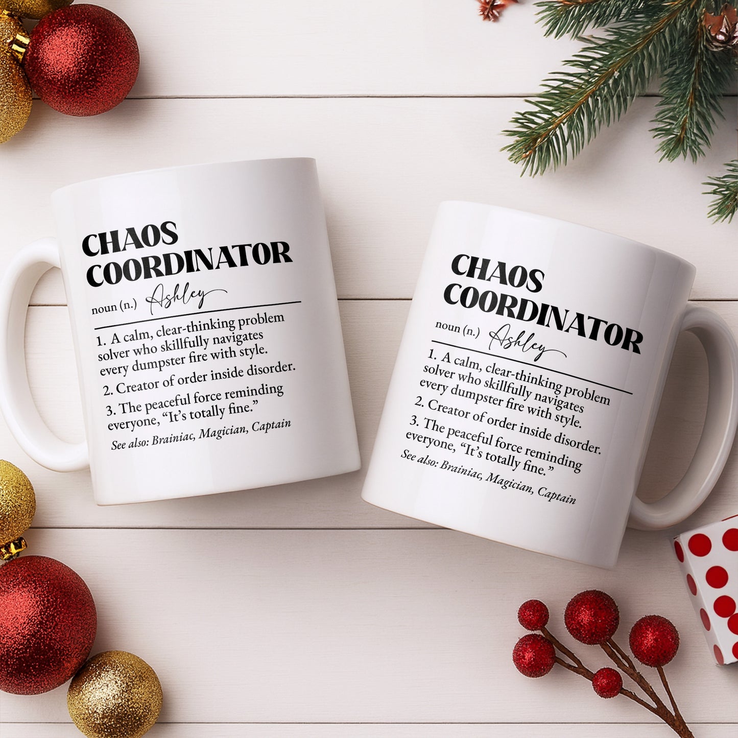 Chaos Coordinator, Definition Text Design