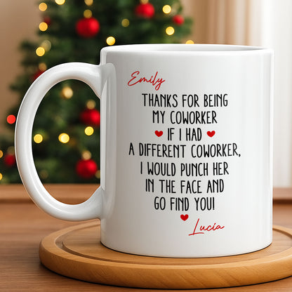 Thanks For Being My Coworker, Fun Coworker Appreciation