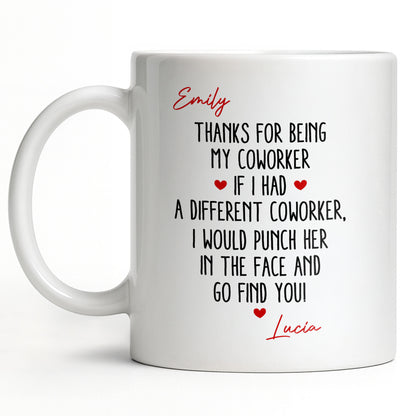 Thanks For Being My Coworker, Fun Coworker Appreciation