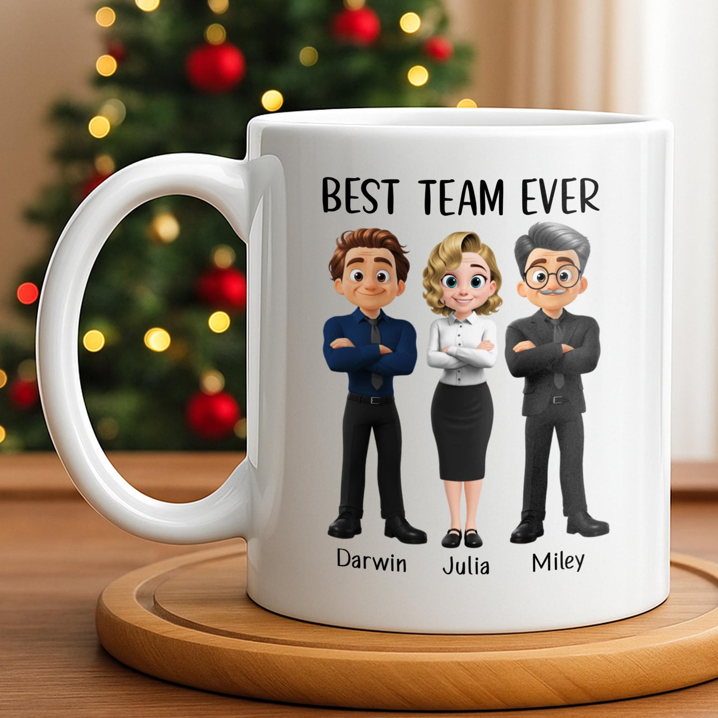 Best Team Ever Cartoon People Design