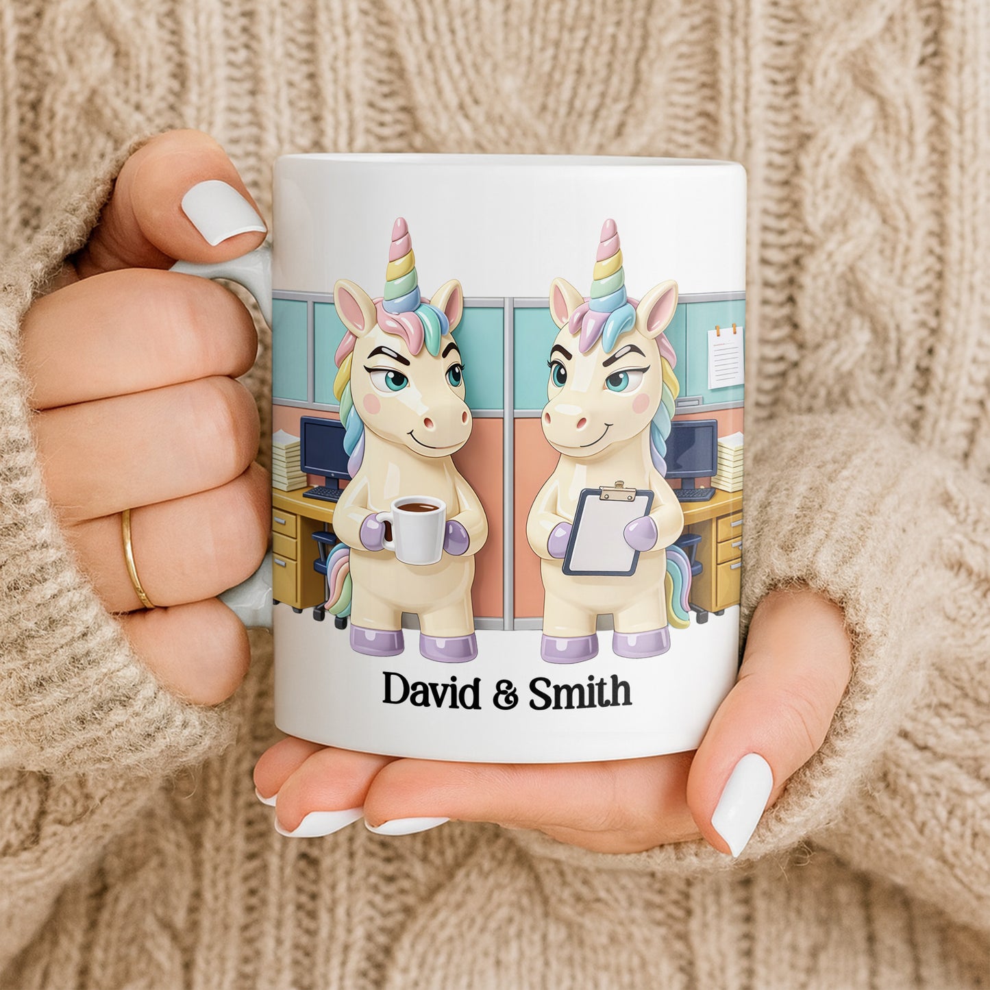 You're The Reason I Don't Punch People, Office Unicorns Mug