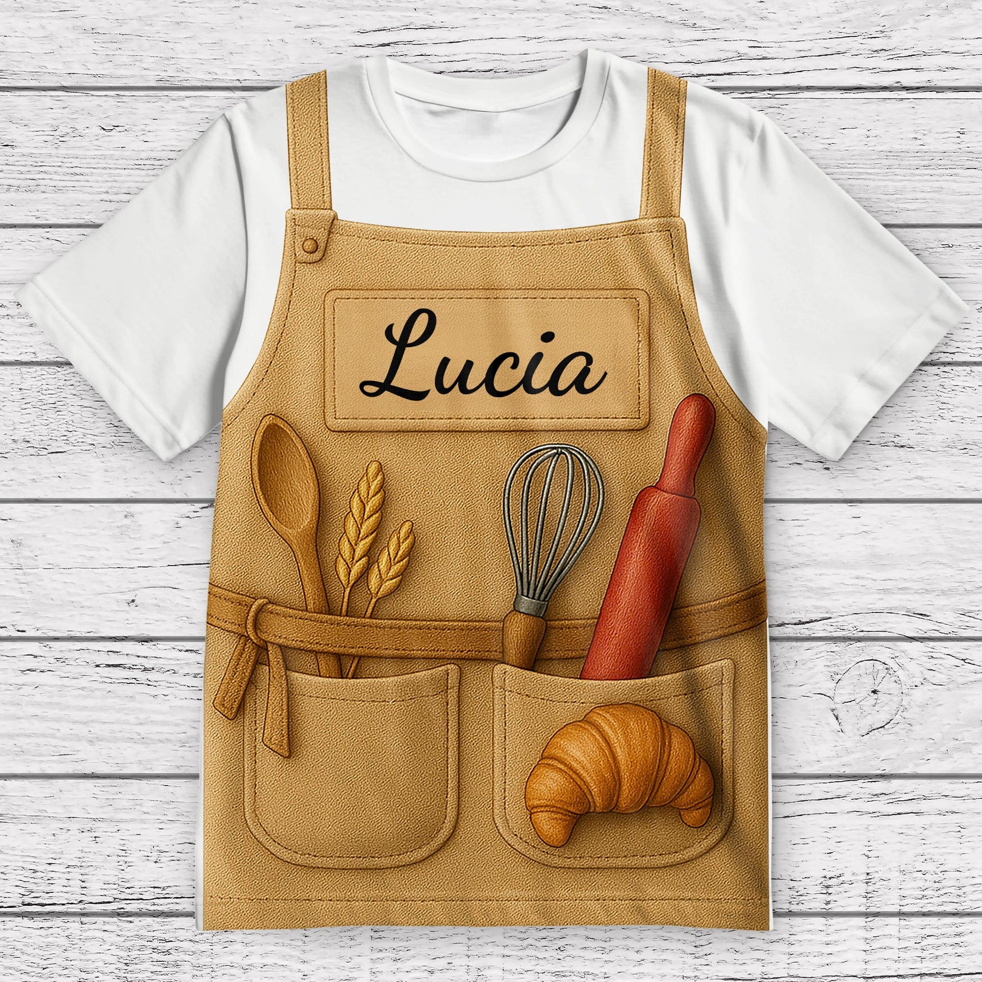 Ideal For The Cook Who Has Everything, Whisk, Rolling Pin, Croissant