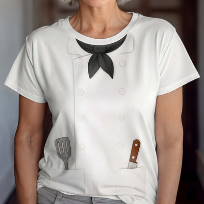 Bring Style To Your Cooking With Chef's Uniform, Spatula, Kitchen Knife