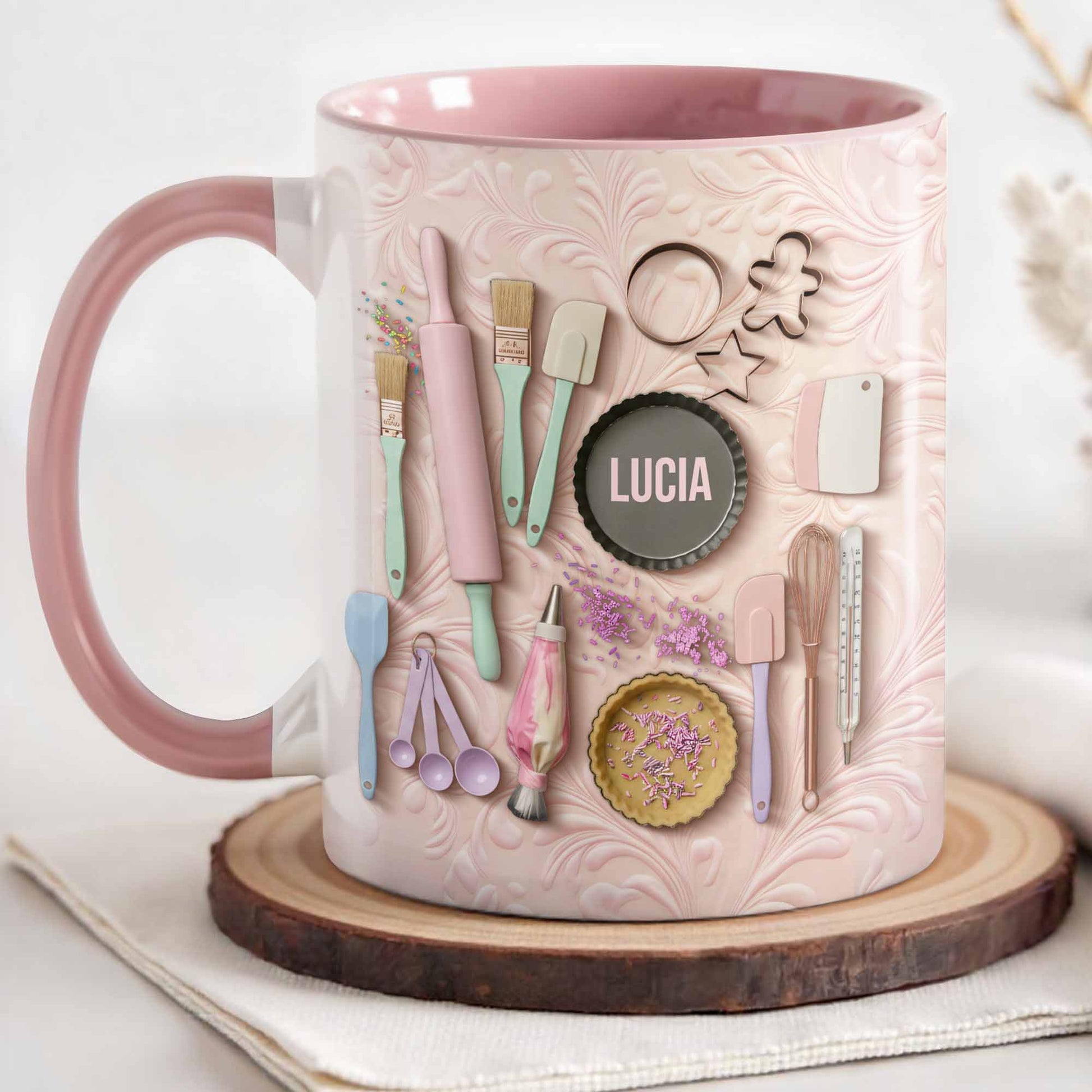 Personalized Mug With Art Supplies For Craft Lovers
