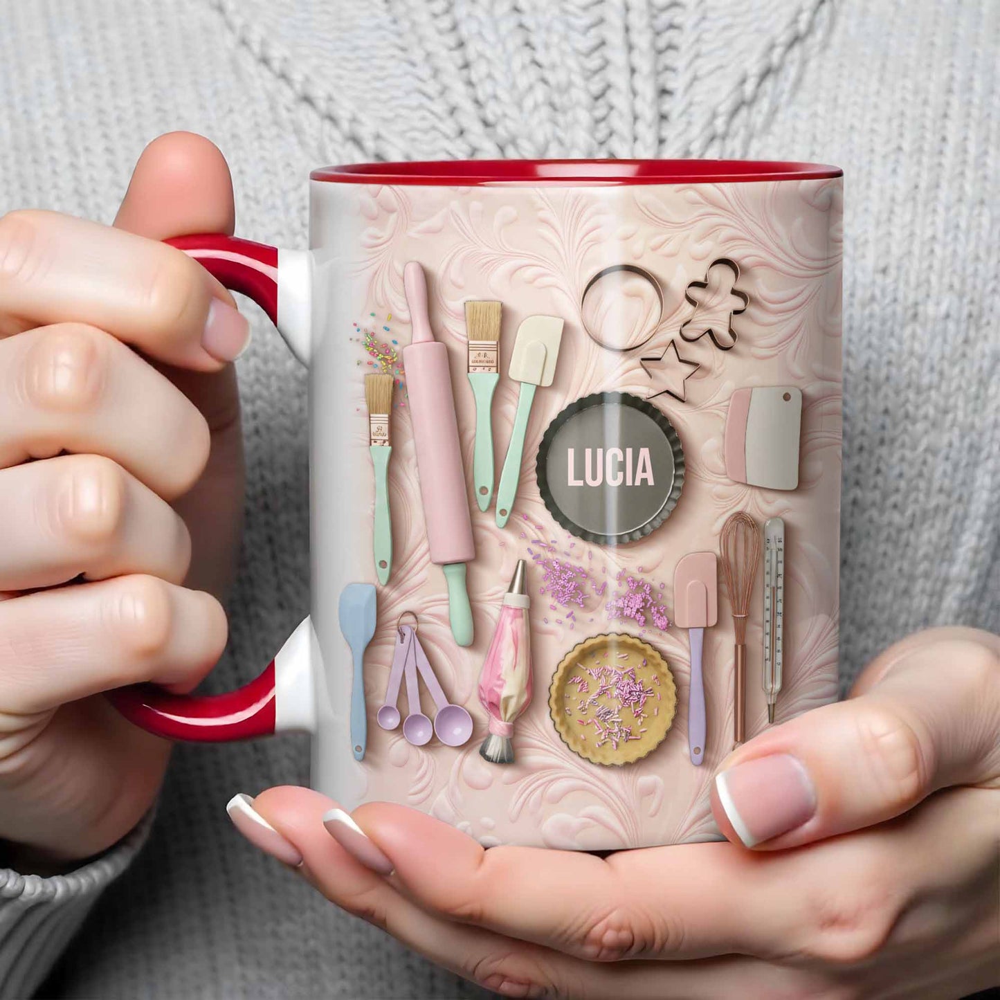 Personalized Mug With Art Supplies For Craft Lovers