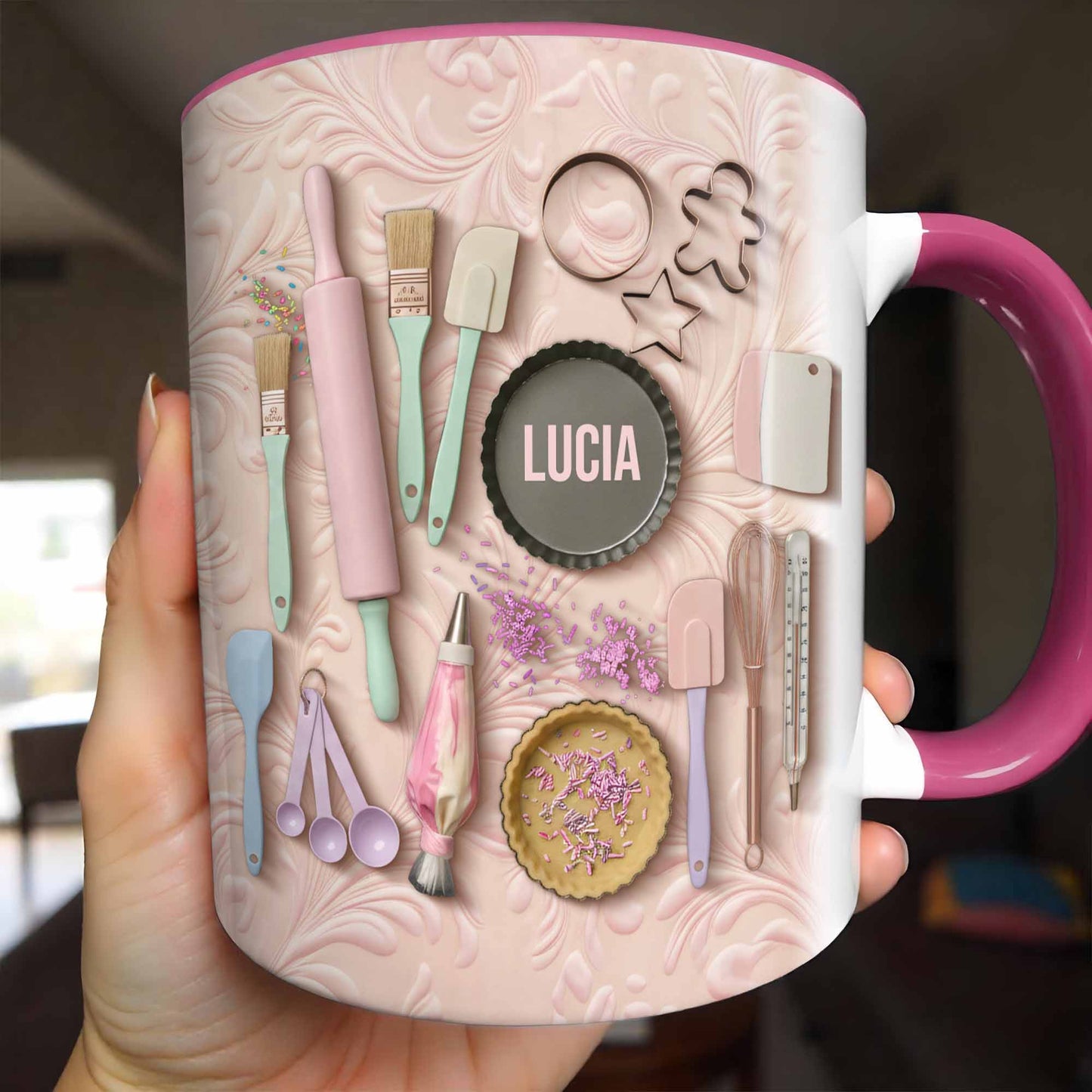 Personalized Mug With Art Supplies For Craft Lovers