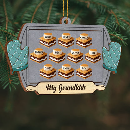 Celebrate Your Grandkids With A Customizable Wooden Ornament