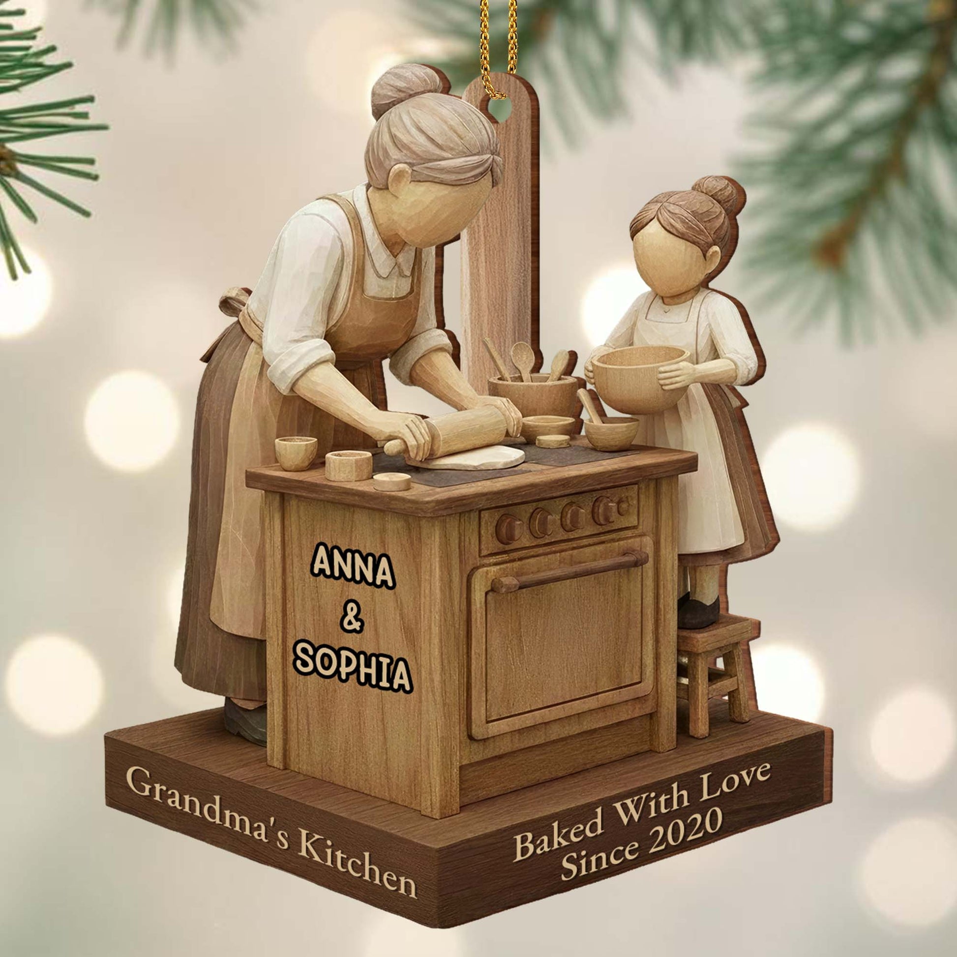 Baked With Love, Grandmother And Child Cooking