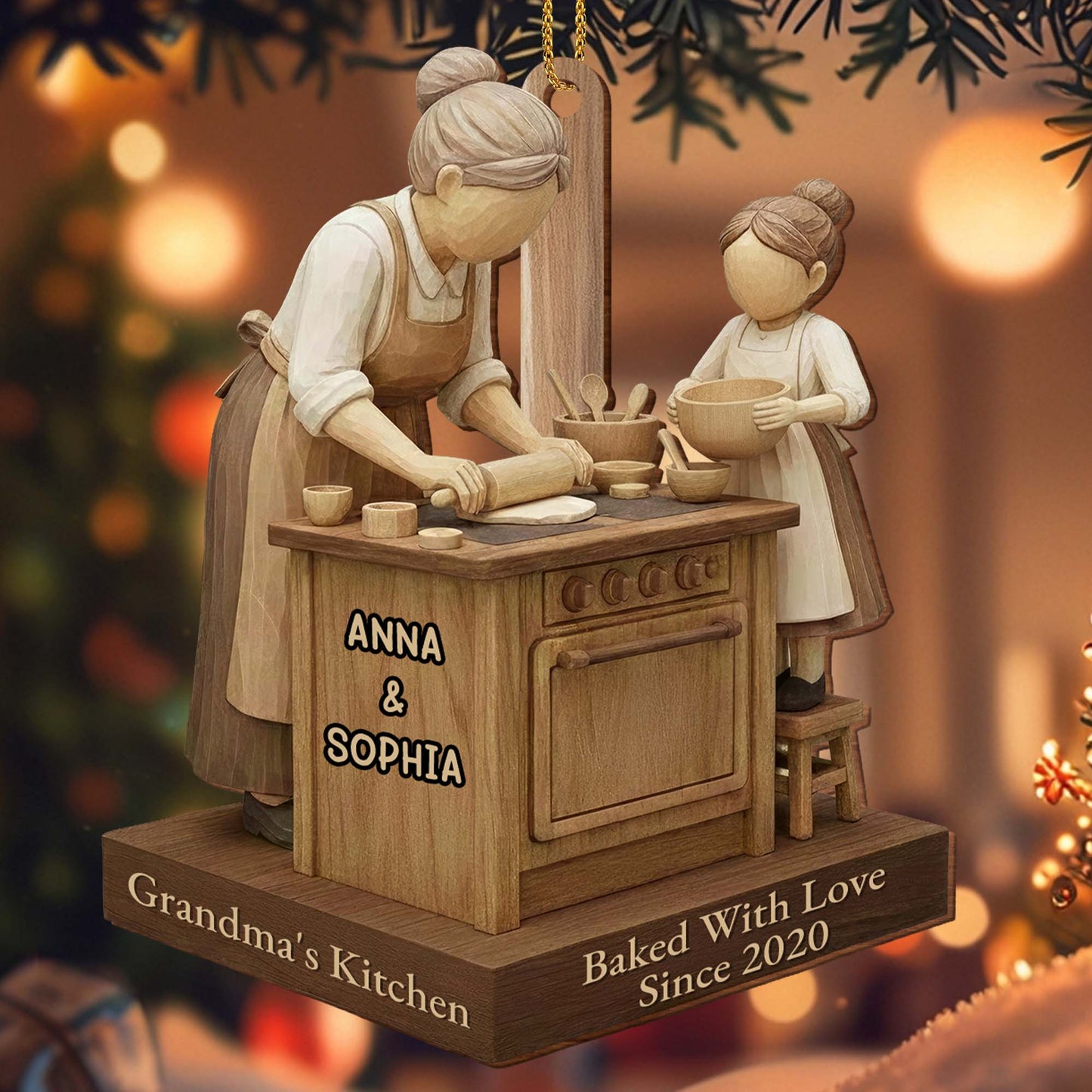 Baked With Love, Grandmother And Child Cooking