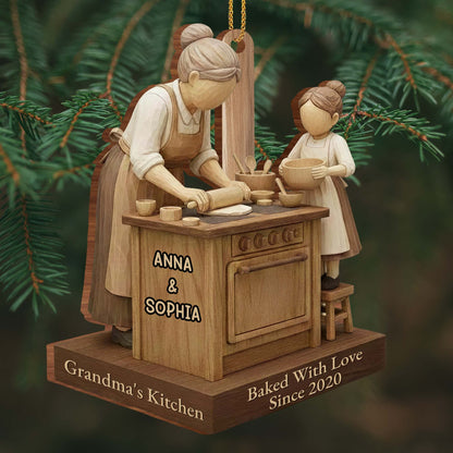 Baked With Love, Grandmother And Child Cooking