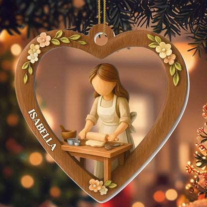 Cherish Our Cooking Moments Together, Heart and Flowers Design