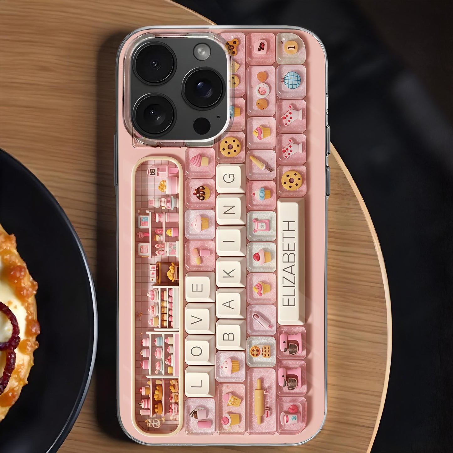 I Love Baking, Bakery Items Oven Apron Mixing Bowl