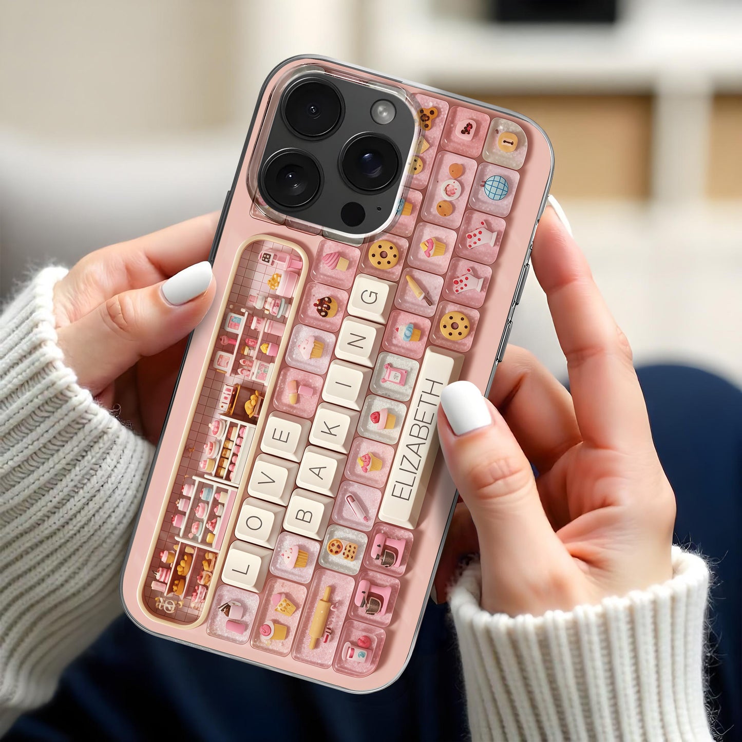 I Love Baking, Bakery Items Oven Apron Mixing Bowl