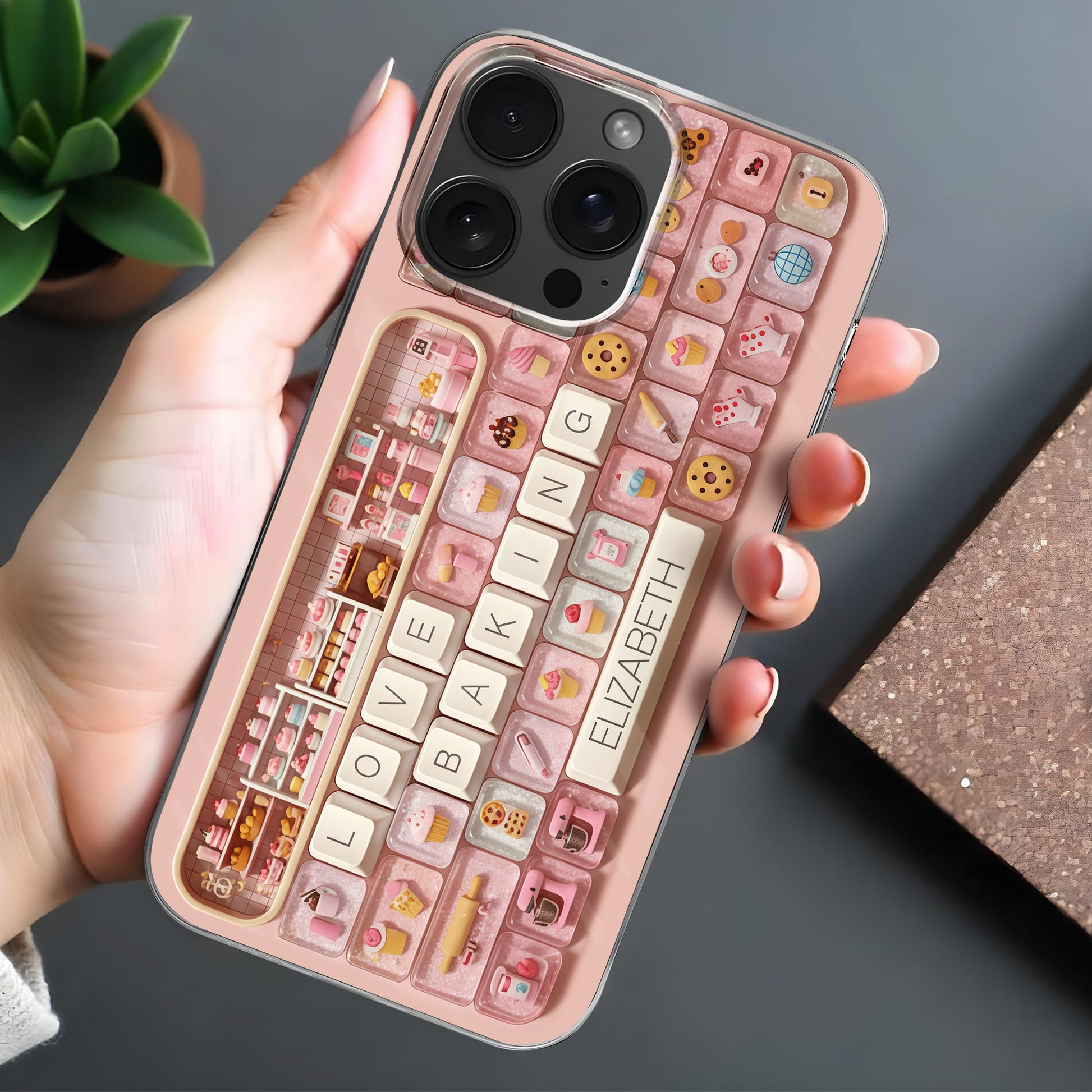 I Love Baking, Bakery Items Oven Apron Mixing Bowl