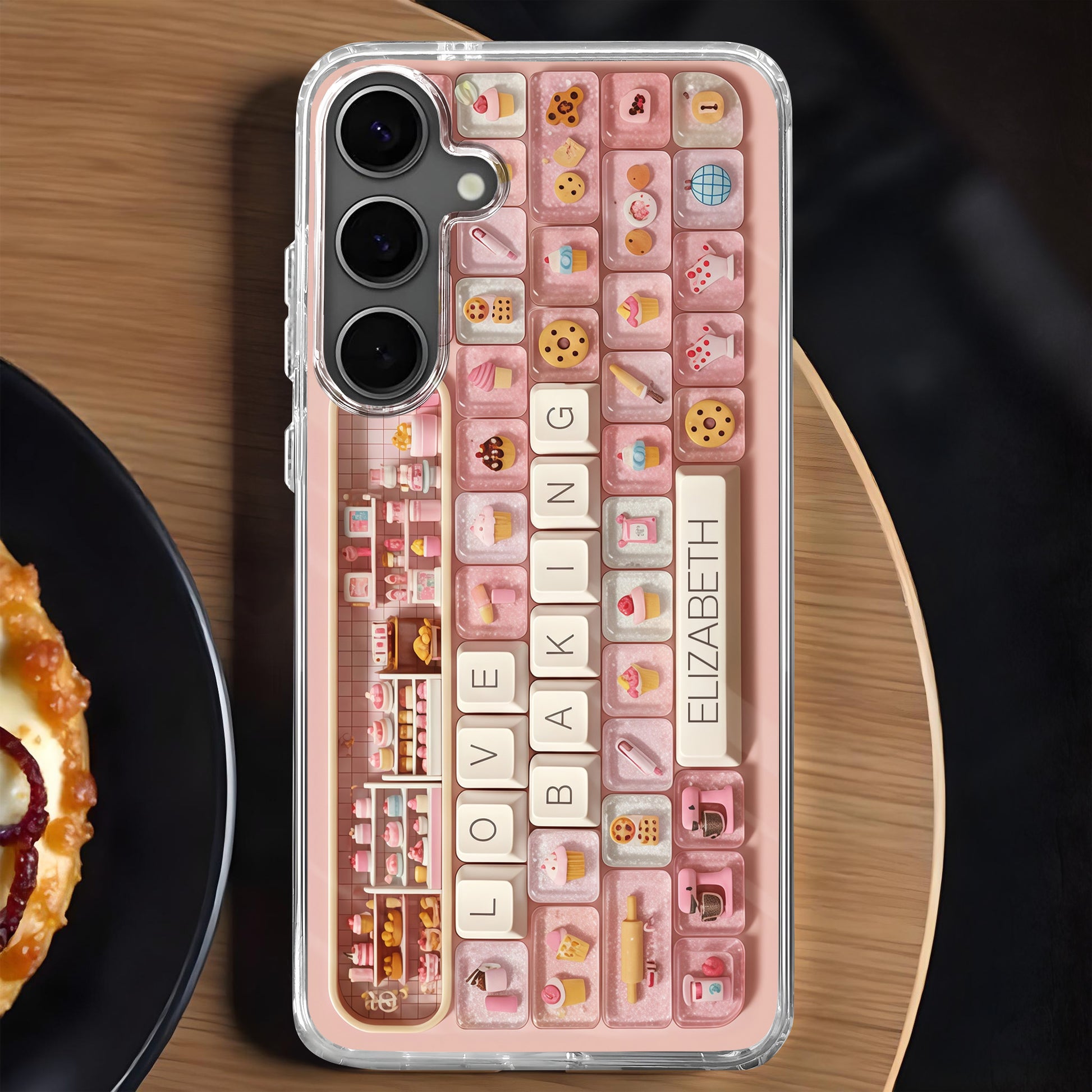 I Love Baking, Bakery Items Oven Apron Mixing Bowl