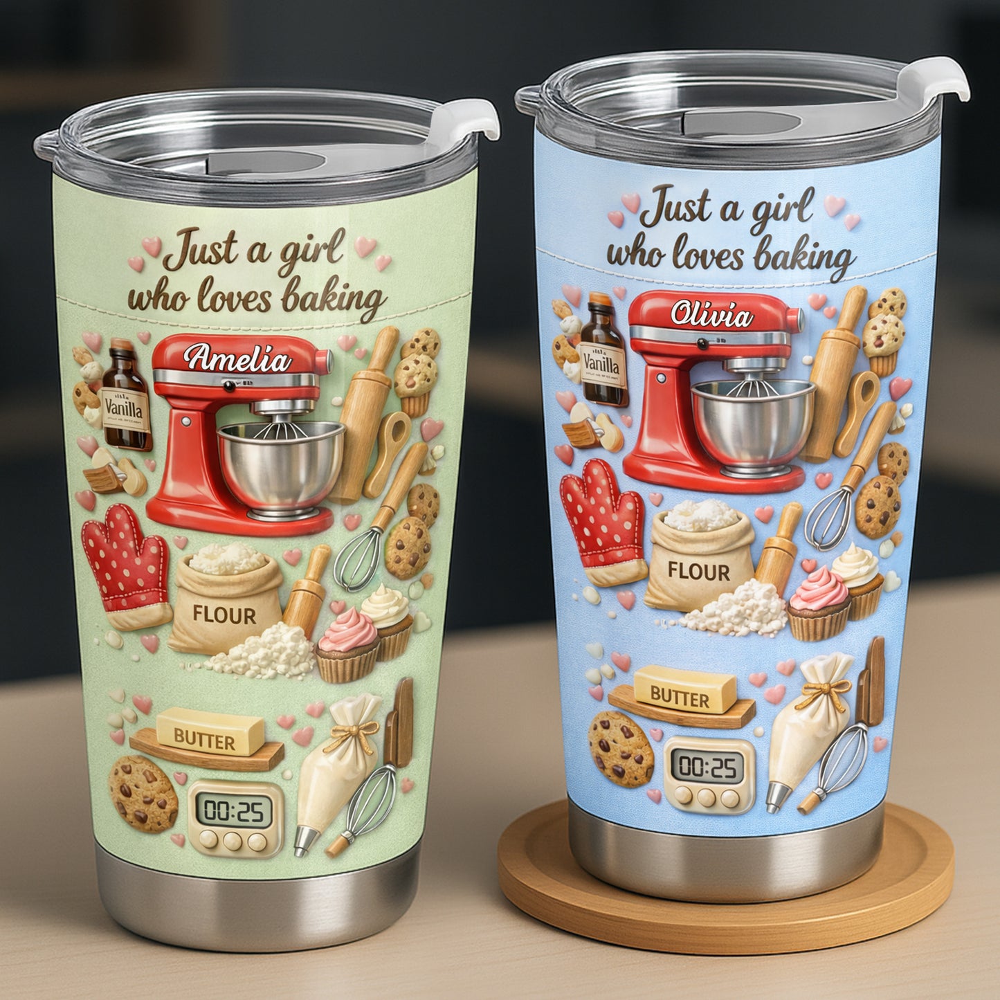 Just A Girl Who Loves Baking Stand Mixer And Pastry Tools