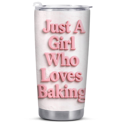 Just A Girl Who Loves Baking With Mixer And Cookies