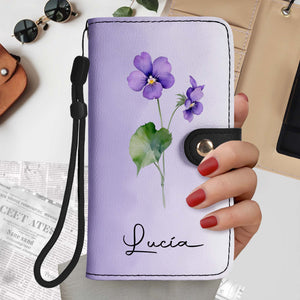Let Your Dreams Blossom Floral Wallet Design