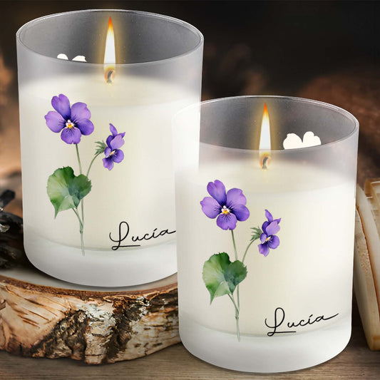 Spring Essence Floral Themed Candle