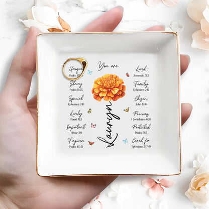 You Are Unique Strong Special Custom Jewelry Dish