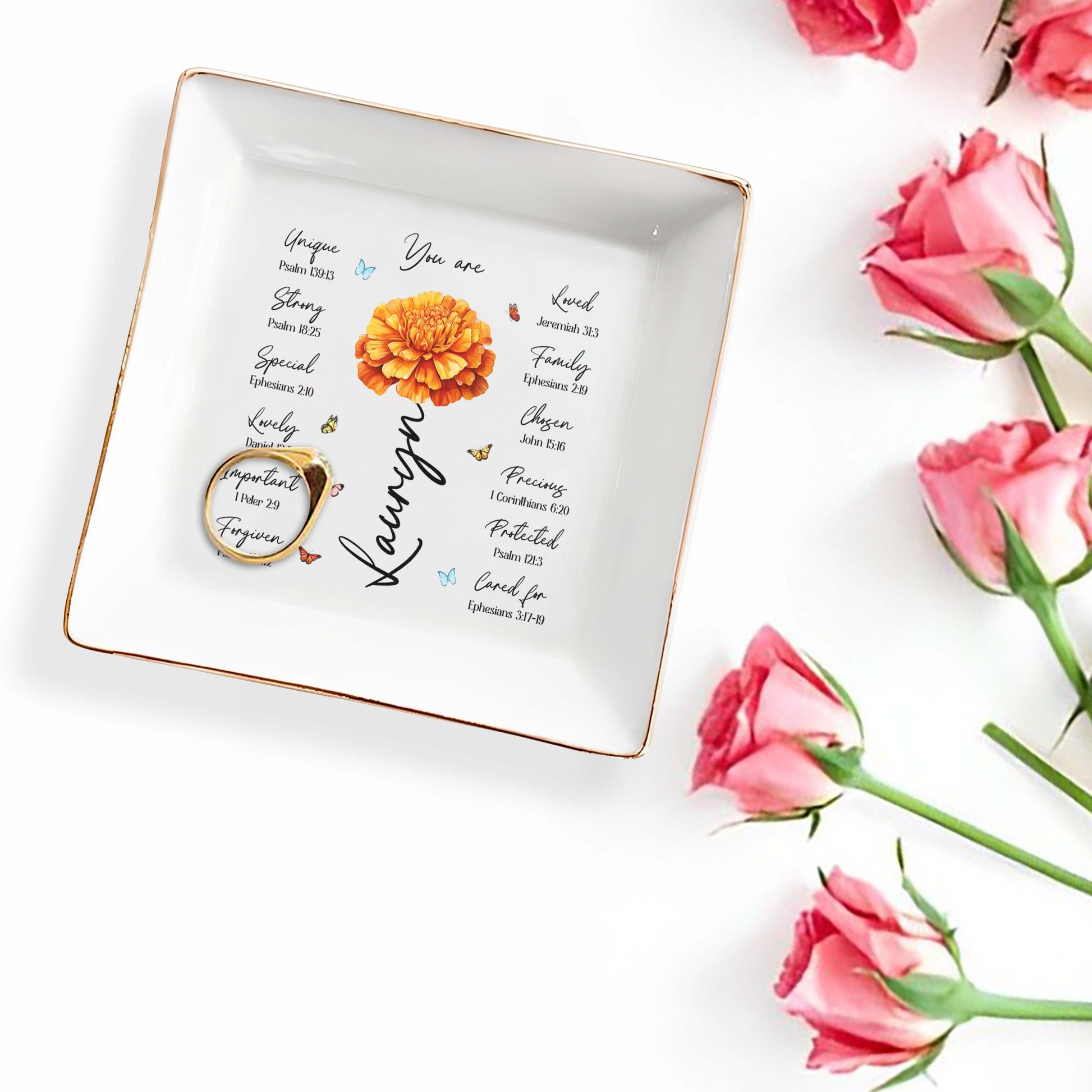 You Are Unique Strong Special Custom Jewelry Dish
