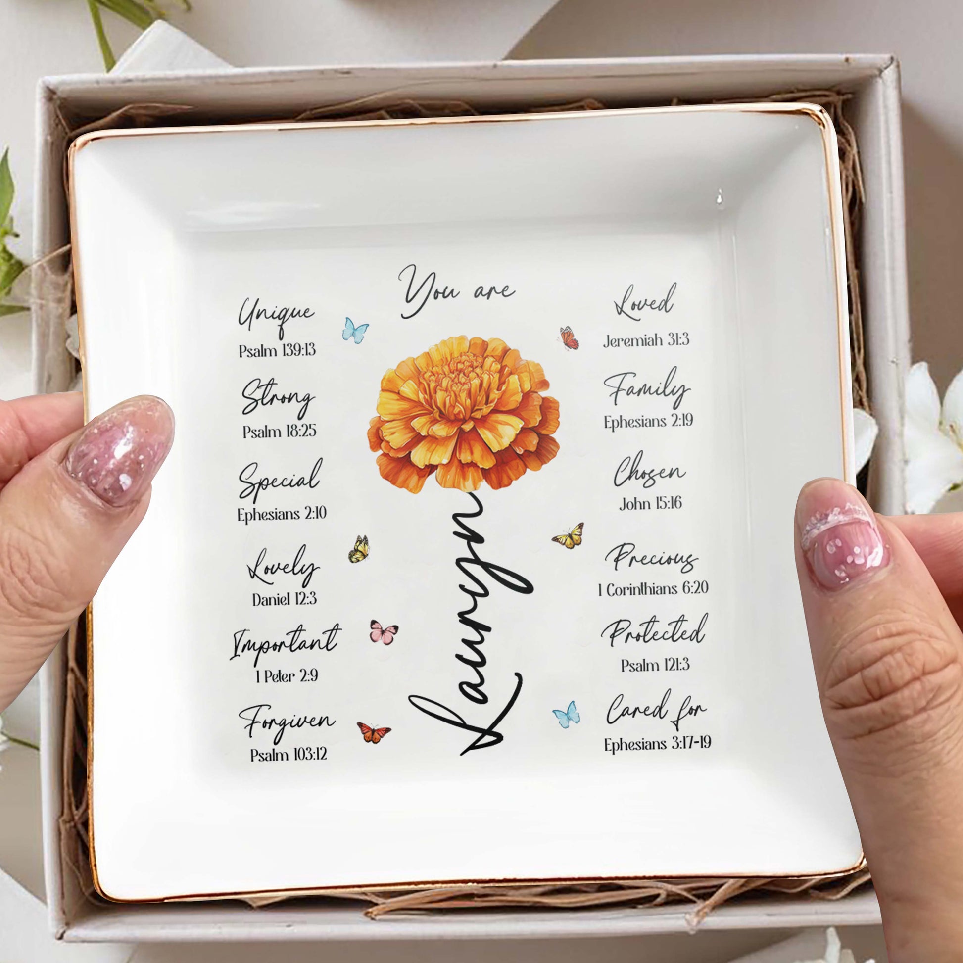 You Are Unique Strong Special Custom Jewelry Dish