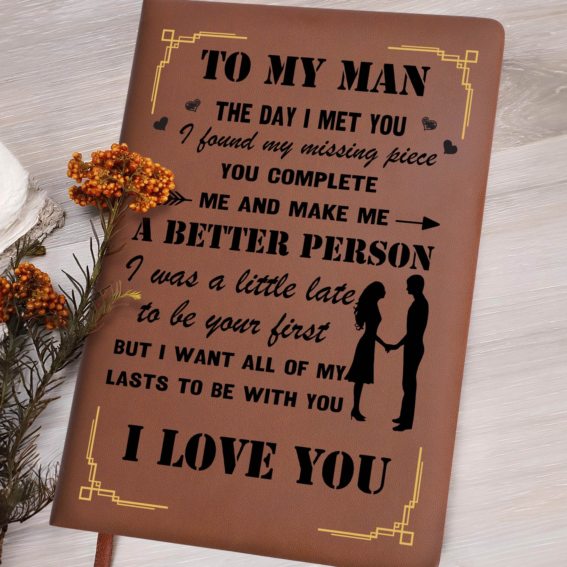 To My Man, You Complete Me, Love Key And Hearts