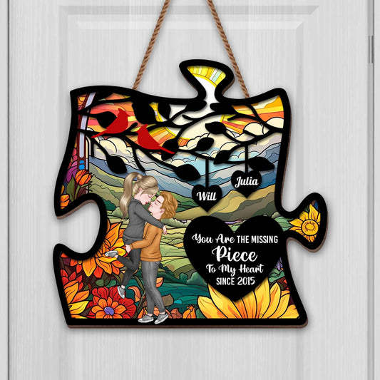 You Are The Missing Piece With Couple And Flowers