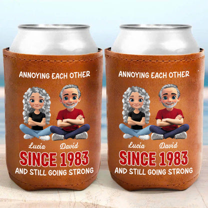 Annoying Each Other Since 1983, Cartoon Couple Design