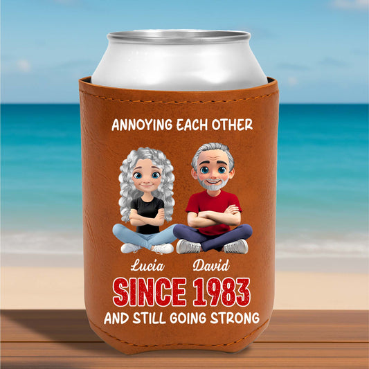 Annoying Each Other Since 1983, Cartoon Couple Design