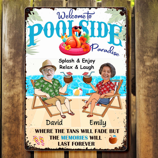 Welcome to Poolside Paradise, Splash & Enjoy, Relax & Laugh