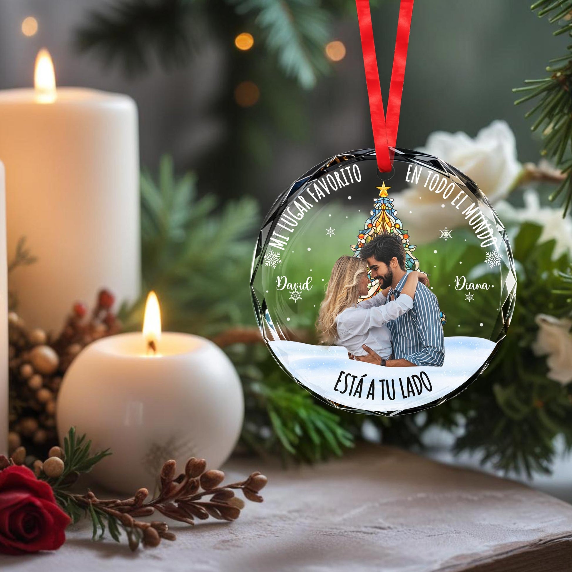Favorite Place Next To You With Christmas Tree