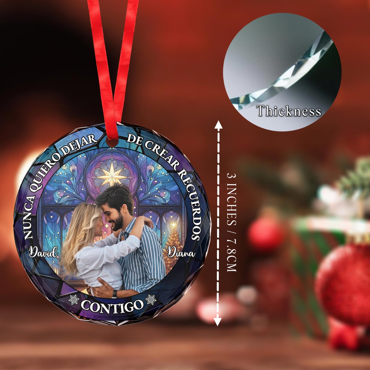 Creating Memories With You Stained Glass Design