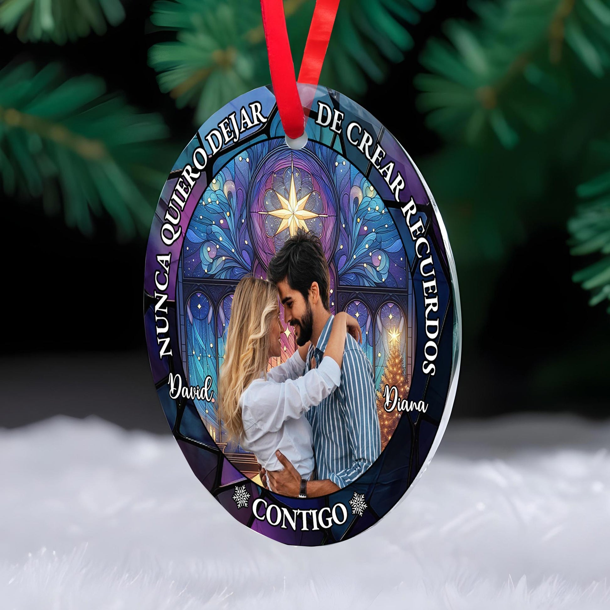 Creating Memories With You Stained Glass Design