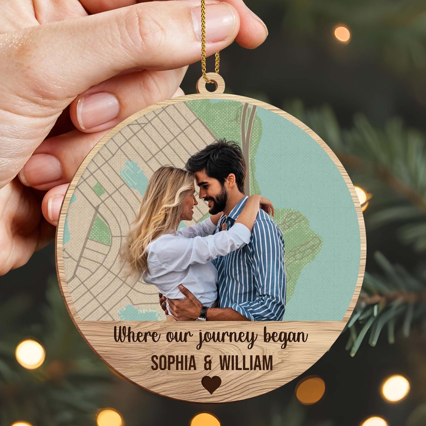 Where Our Journey Began Couple Heart Love