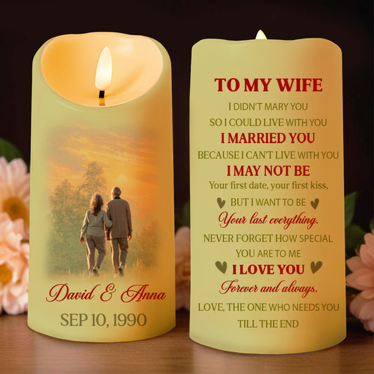 Love You Forever Romantic Message Candle