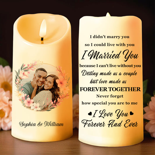 Love Made Us Forever Together Floral Couple Design