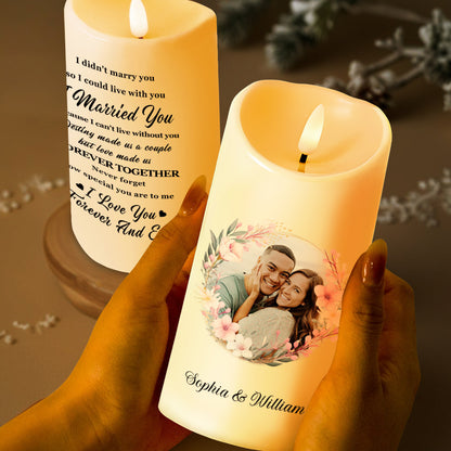Love Made Us Forever Together Floral Couple Design