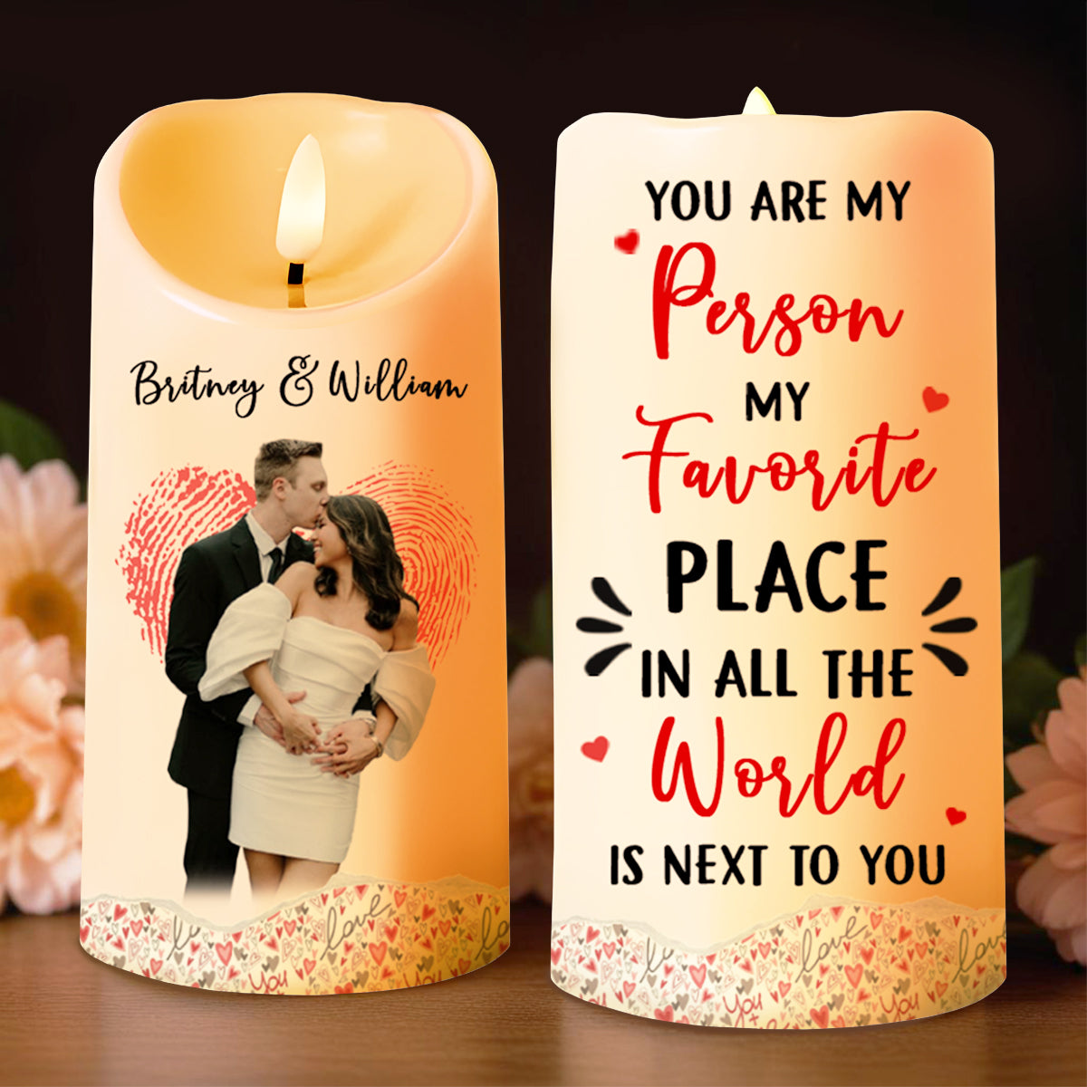 You Are My Person, My Favorite Place Is Next To You With Hearts