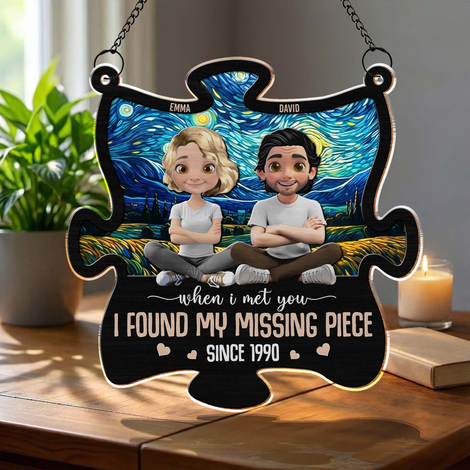 When I Met You I Found My Missing Piece, Puzzle Design