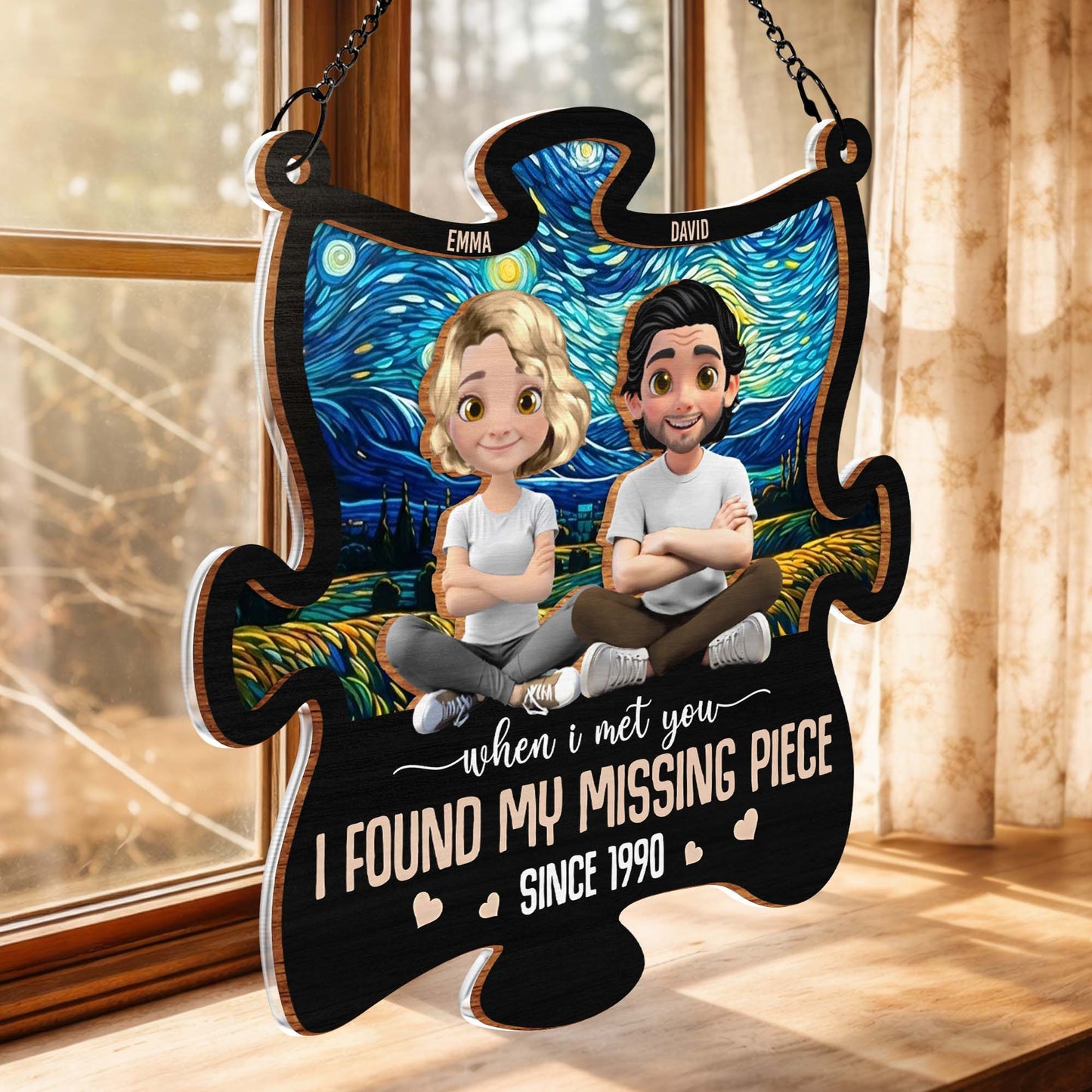 When I Met You I Found My Missing Piece, Puzzle Design