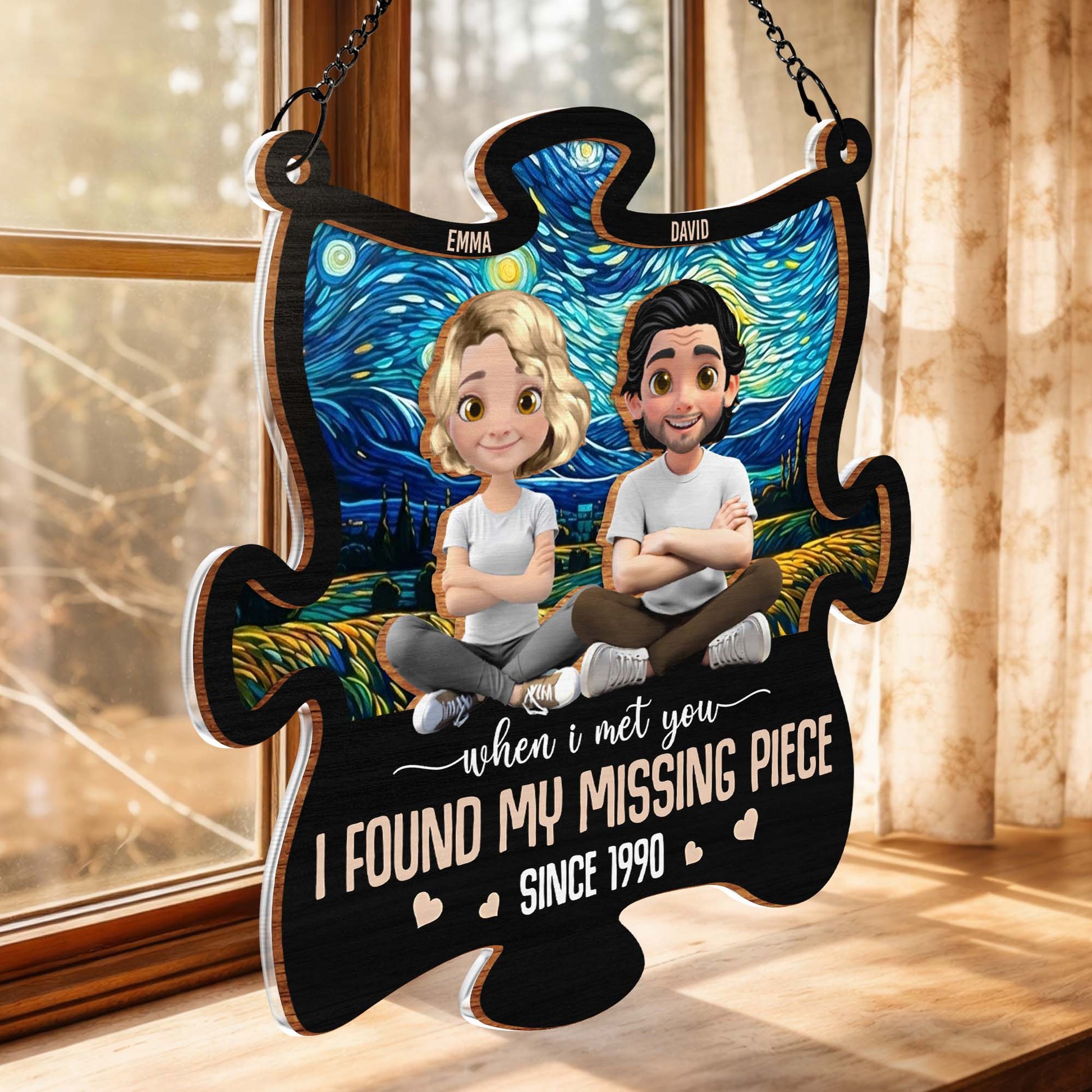 When I Met You I Found My Missing Piece, Puzzle Design