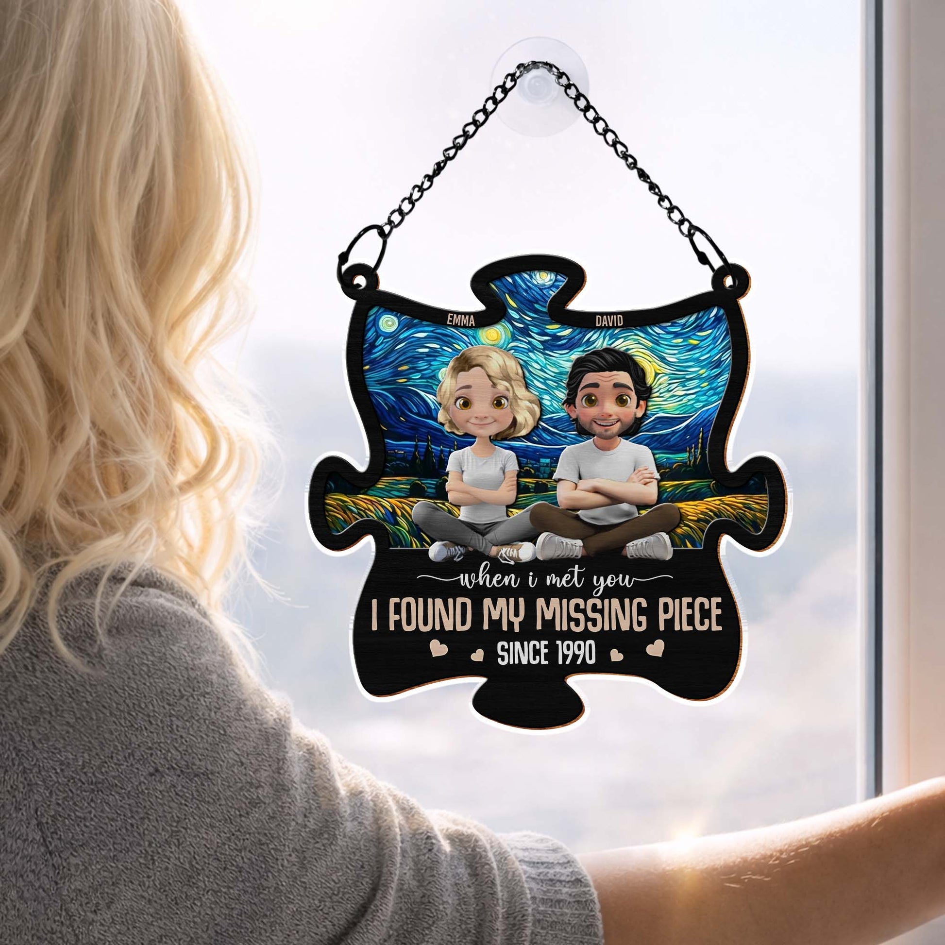 When I Met You I Found My Missing Piece, Puzzle Design