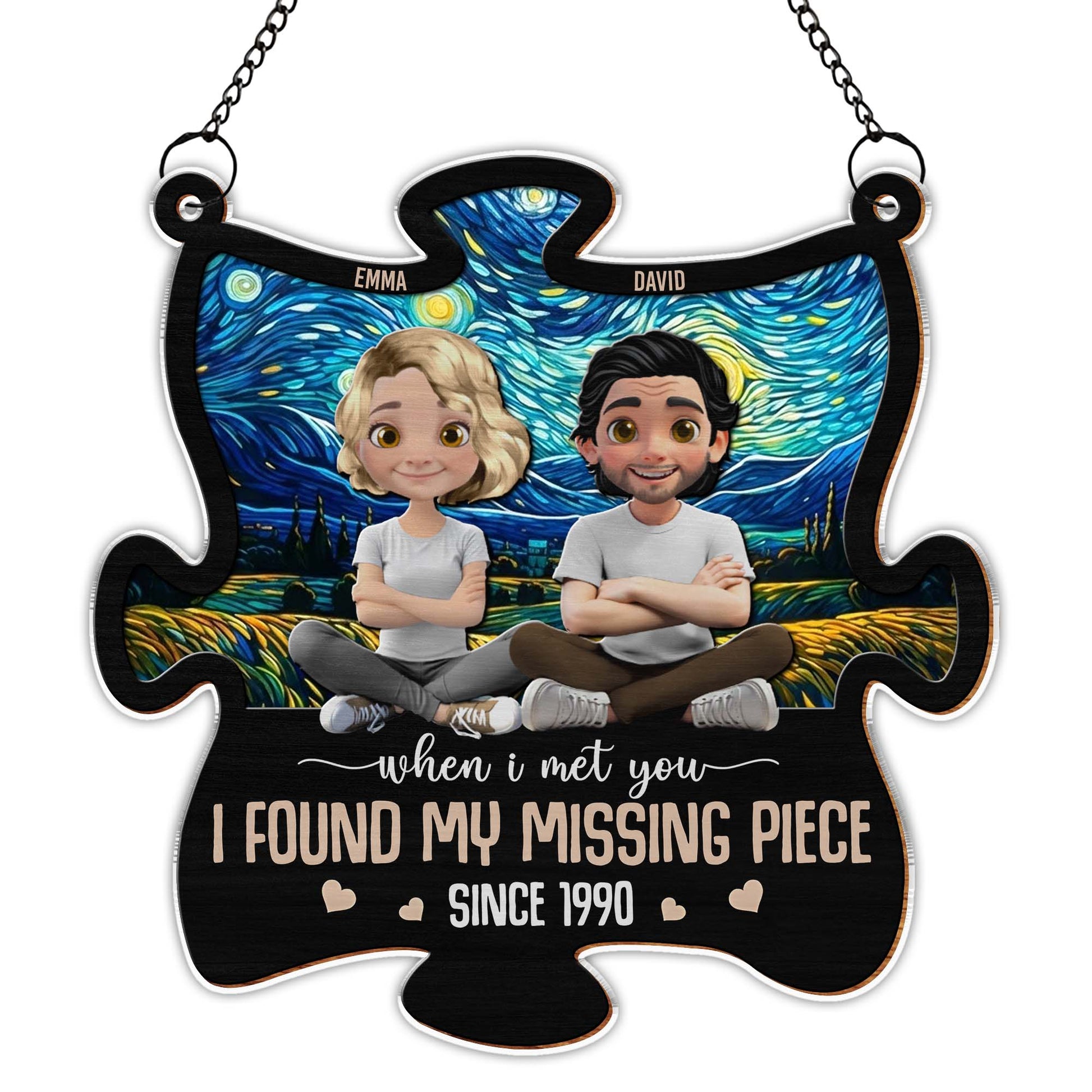 When I Met You I Found My Missing Piece, Puzzle Design